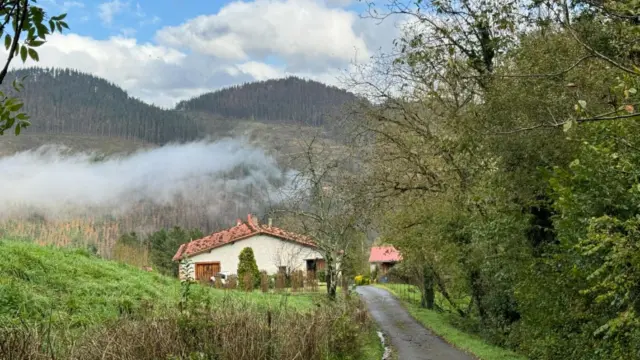 Rustic farm on Barrio Zulaaldea Street