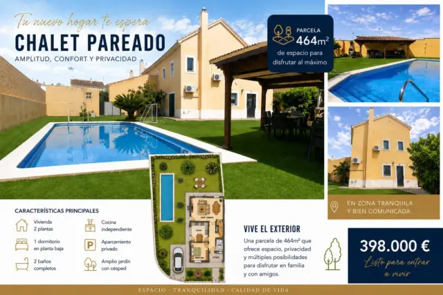 Semi-detached chalet in Campo Alegre