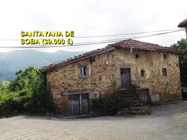 Casa en venta en Barrio de Santayana, 22, Santayana de Soba (Soba) de 39.000 €