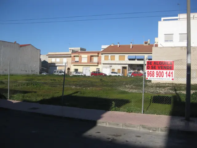 Terreno en venta en Calle de la Luz, 18, Área de Molina de Segura (Molina de Segura) de 1.100 €