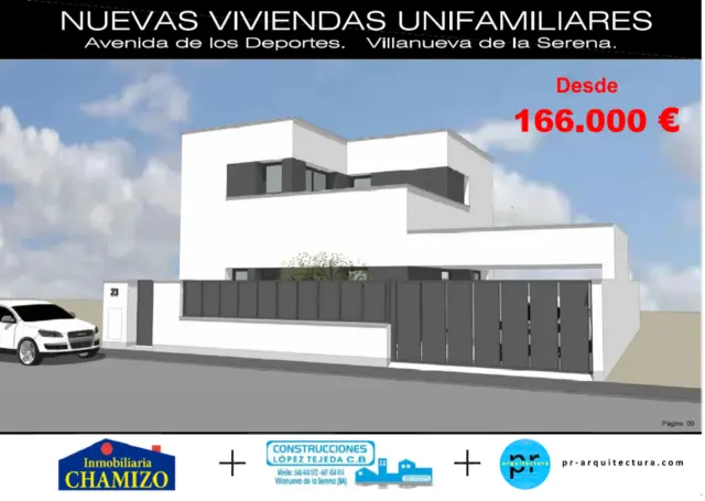 Casa unifamiliar en venta en Avenida de los Deportes, Villanueva de la Serena de 166.000 €