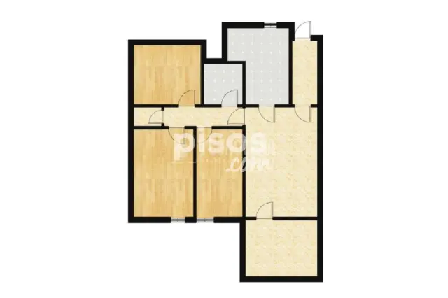 Piso en venta en Carretera de Rubí, cerca de Carrer de Lepant, Segle XX (Distrito Segle XX-La Cogullada. Terrassa) de 120.000 €