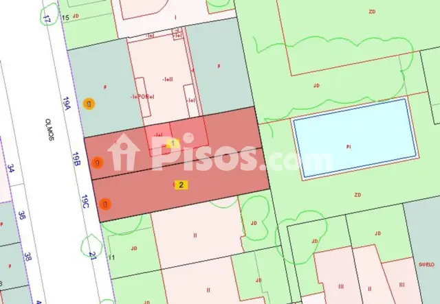 Terreno en venta en Calle de los Olmos, 19