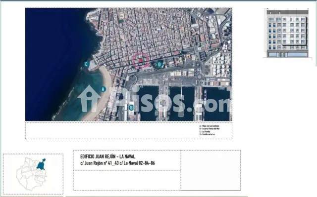 Dúplex en venta en Carretera de Chile, Puerto Canteras (Las Palmas de Gran Canaria) de 277.000 €