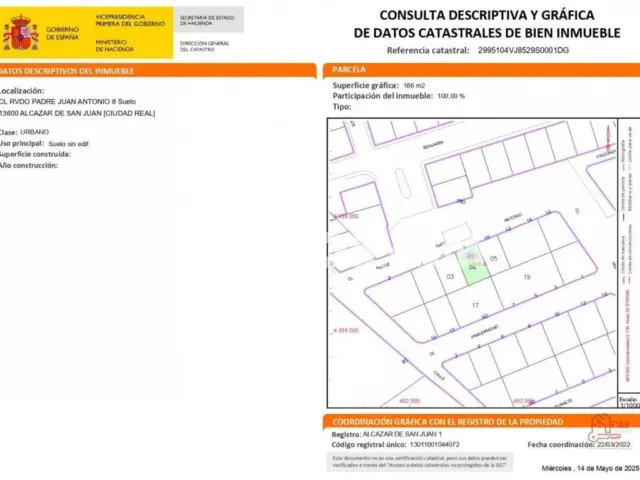 Terreno en venta en Alcázar de San Juan
