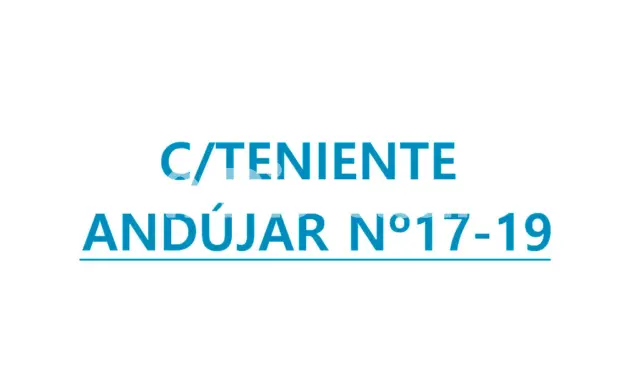 Promoción Teniente Andújar, Calle Teniente Andújar 17-19. El Pópulo-Santa María (Cádiz Capital)