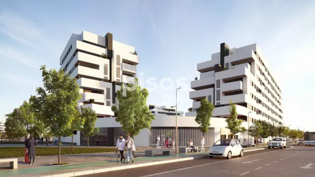 Promoción Jardines Hacienda Rosario Los Poetas, Calle Federico de Castro Bravo s/n. Cerro Amate (Sevilla Capital) de 198.000 €