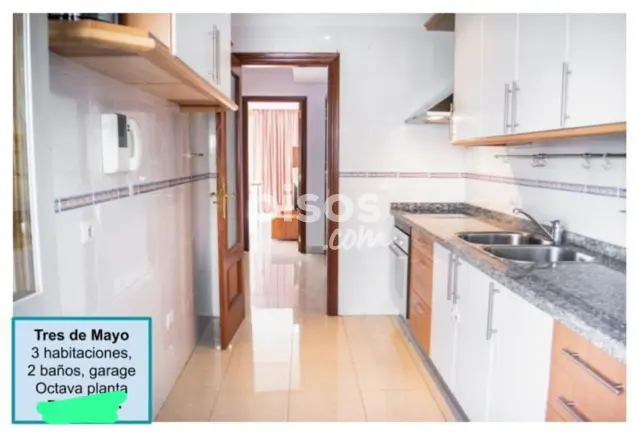 Piso en alquiler en Avenida del Tres de Mayo, La Salle-El Cabo-Los Llanos (Distrito Salud-La Salle. Santa Cruz de Tenerife Capital) de 1.300 €<span>/mes</span>