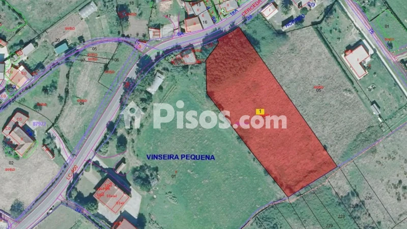 Terreno en venta en Calle Vinxeira Pequena