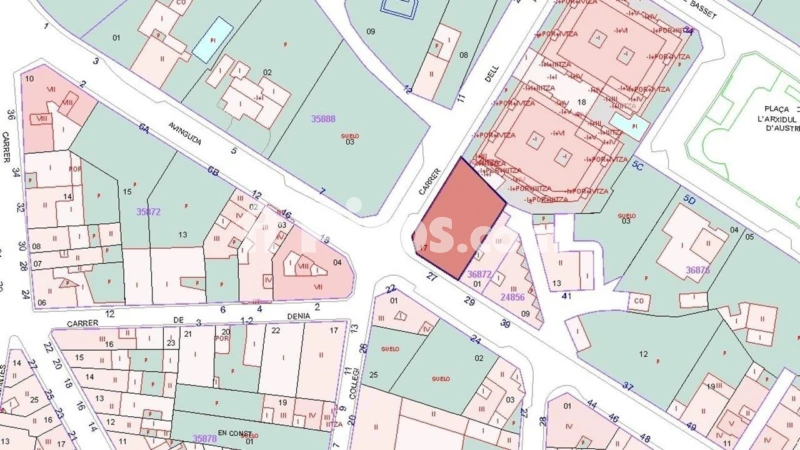 Terreno en venta en Avinguda de Jaume I