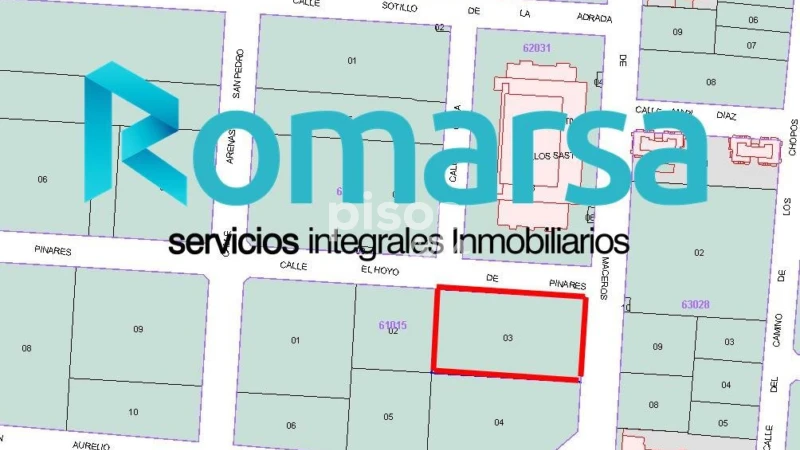 Terreny en venda a Calle de los Maceros, San Nicolás-La Toledana-Valle Amblés (Ávila Capital) de 223.250 €