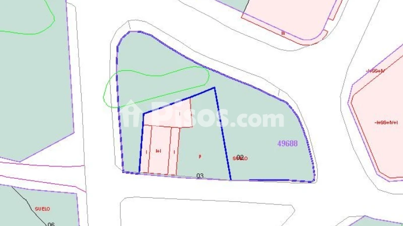 Terreno en venta en Rúa Lapido
