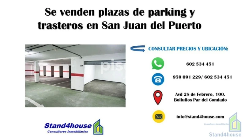 Garatge en venda a San Juan del Puerto, San Juan del Puerto de 4.407 €
