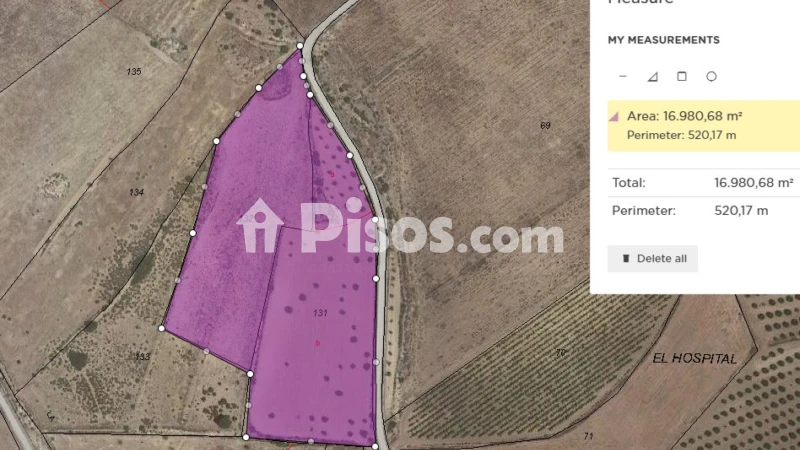 Terreno en venta en El Pinós - Pinoso