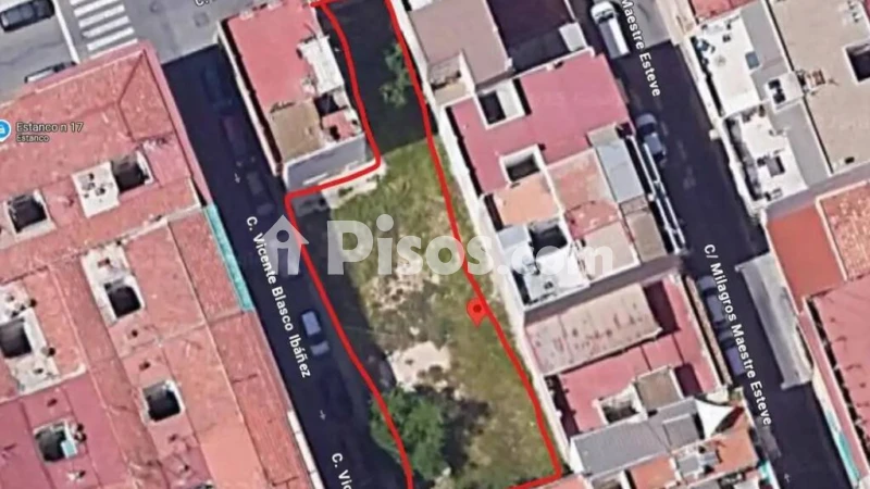 Terreno en venta en Carrer de Vicente Blasco Ibáñez, cerca de Carrer de Juan Vázquez de Mella