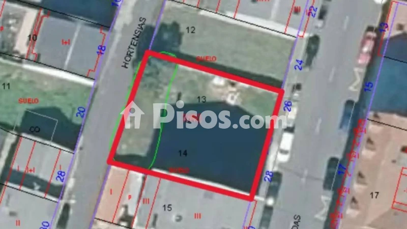 Terreno en venta en Calle de las Rosas