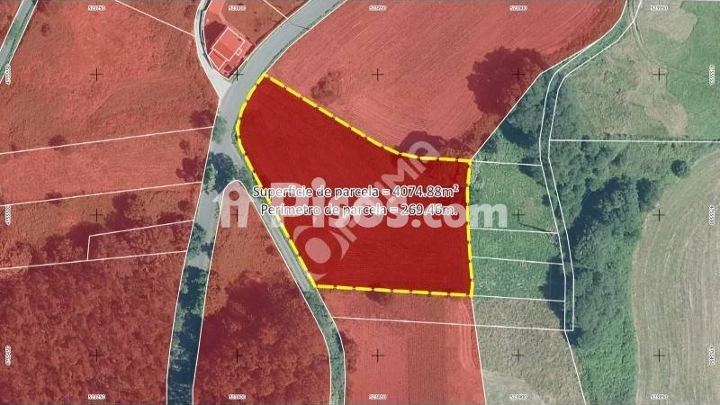 Terreno en venta en A Baña