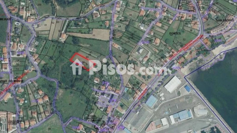 Terreno en venta en A Pobra Do Caramiñal