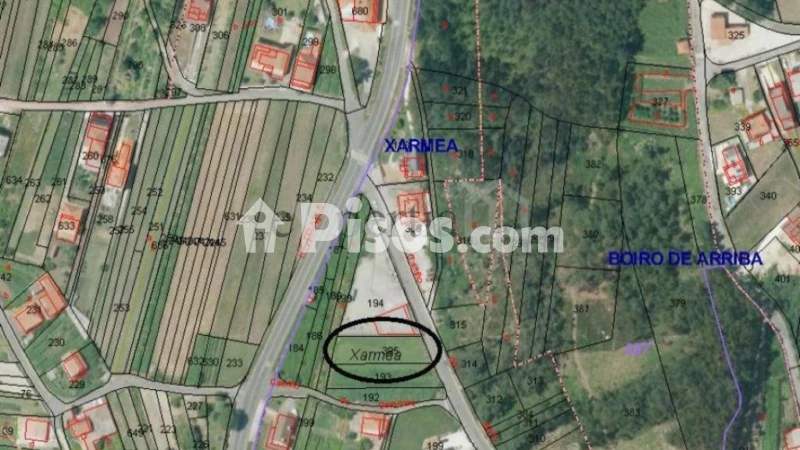 Terreno en venta en Boiro