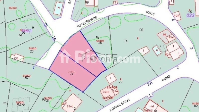 Terreno en venta en Calle Calle Menciñeiros. Lg.Valiño