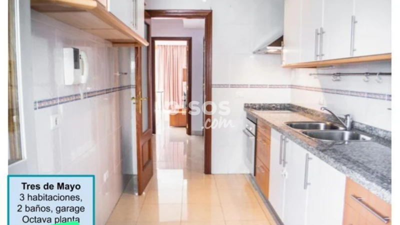 Piso en alquiler en Avenida del Tres de Mayo, La Salle-El Cabo-Los Llanos (Distrito Salud-La Salle. Santa Cruz de Tenerife Capital) de 1.300 €<span>/mes</span>