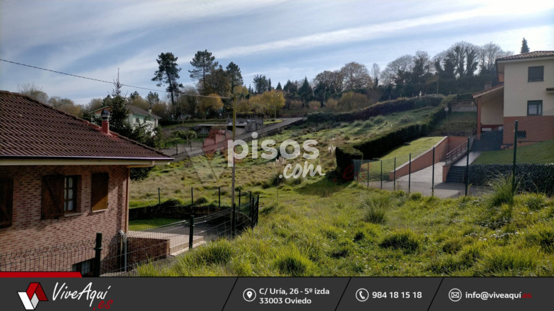 Terreno en venta en Parroquias de Oviedo, San Claudio-Trubia-Las Caldas (Oviedo) de 90.000 €