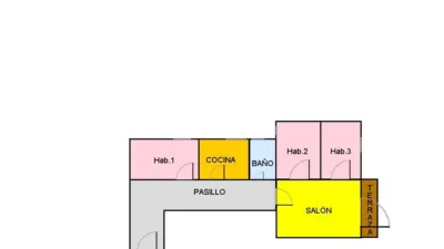 Piso en venta en Centro, Centro (Talavera de la Reina) de 82.000 €