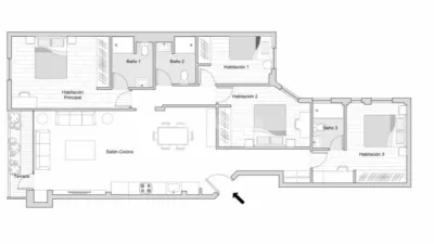 Apartment in Pacífico photo 42