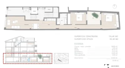 Piso en venta en Calle de Manuel Lacruz, El Rabal (Zaragoza Capital) de 365.000 €