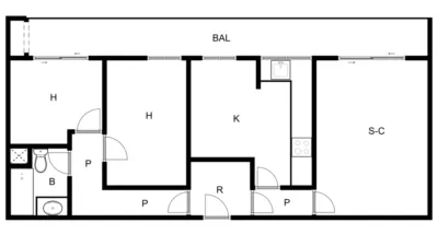 Apartment in Centre photo 3