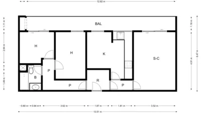 Apartment in Centre photo 5