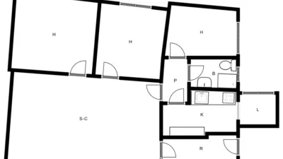 Flat in Centre photo 3