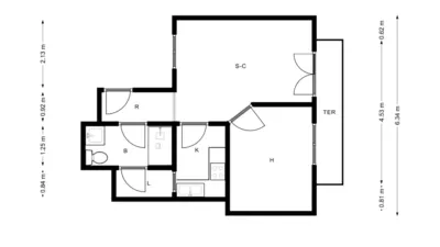 Apartment in El Camp de l'Arpa del Clot photo 2