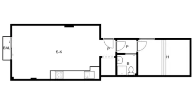 Apartment in Centre photo 3