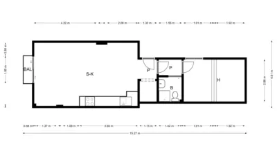 Apartment in Centre photo 5