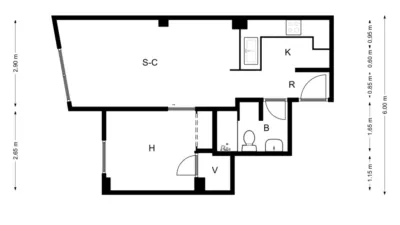 Flat in Centre photo 2