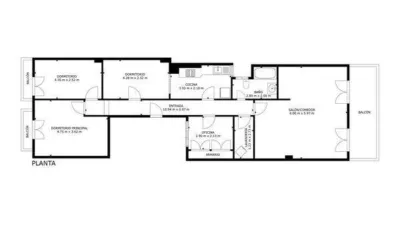 Piso en venta en Ensanche, Casco Antiguo - Alde Zaharra (Pamplona - Iruña) de 225.000 €