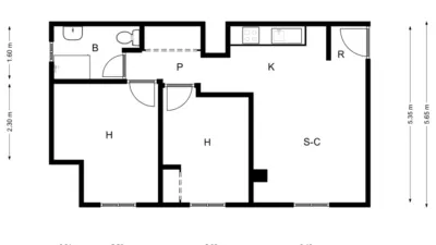 Flat in Les Termes photo 2
