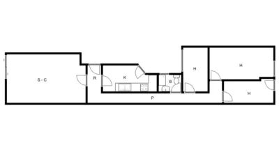 Flat in Centre photo 3
