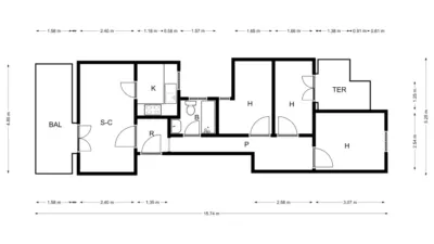 Apartment in La Prosperitat photo 2