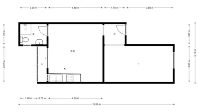 Apartment in Ca n'Oriac photo 2