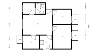 Flat in Les Termes photo 2