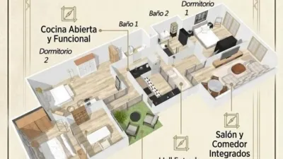 Piso en venta en Centro - Más