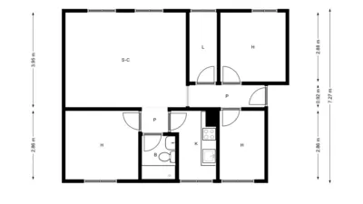 Apartment in Les Termes photo 2