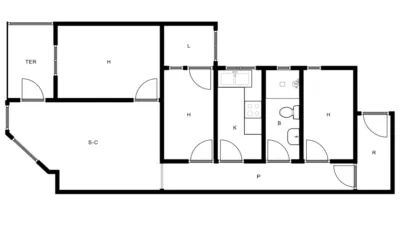 Apartment in Centre photo 3