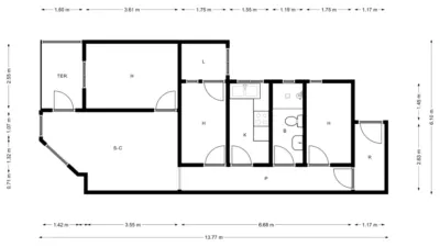 Apartment in Centre photo 5