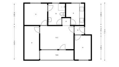 Flat in Les Termes photo 2