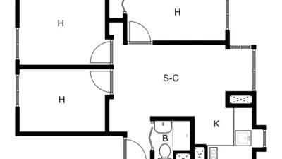 Apartment in Verdun photo 3