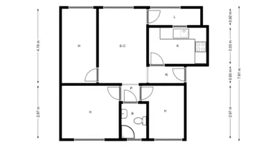 Flat in Les Termes photo 2