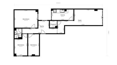 Piso en alquiler en Núcleo Urbano, Núcleo Urbano (Vélez-Málaga) de 550 €<span>/mes</span>